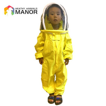 Детски анти-пчелен костюм, дишащ костюм за деца, пчеларски практики, детско пчеларско облекло, пчеларско оборудване + ръкавици