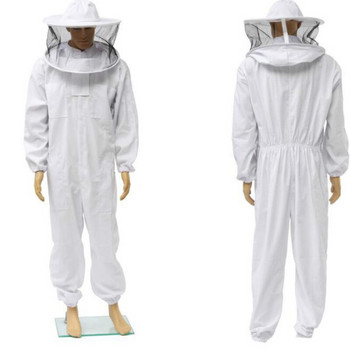 Ολόσωμο Beekeepers Beekeeping Clothing Professional Bee Protection Στολή μελισσοκομίας Εξοπλισμός φορέματος καπέλο ασφαλείας Safty Veil WY817