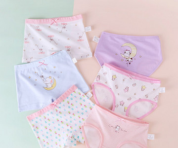 Bokserių ir kelnaičių mergaičių rinkinys po 6 vnt