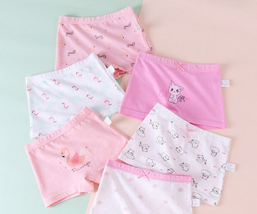 Bokserių ir kelnaičių mergaičių rinkinys po 6 vnt