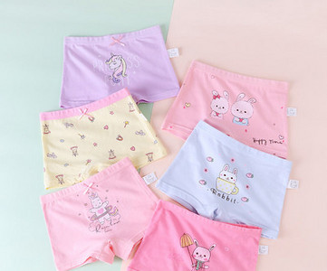 Bokserių ir kelnaičių mergaičių rinkinys po 6 vnt