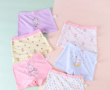 Bokserių ir kelnaičių mergaičių rinkinys po 6 vnt