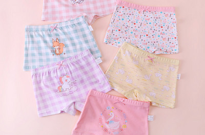 Bokserių ir kelnaičių mergaičių rinkinys po 6 vnt