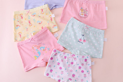 Bokserių ir kelnaičių mergaičių rinkinys po 6 vnt