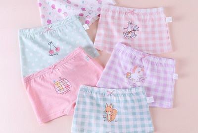 Bokserių ir kelnaičių mergaičių rinkinys po 6 vnt