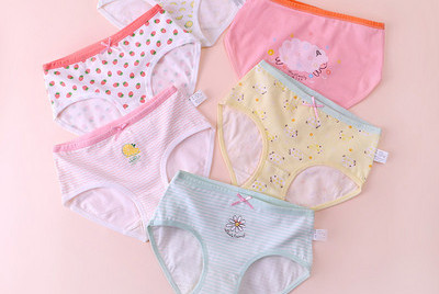 Bokserių ir kelnaičių mergaičių rinkinys po 6 vnt