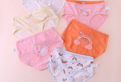 Bokserių ir kelnaičių mergaičių rinkinys po 6 vnt