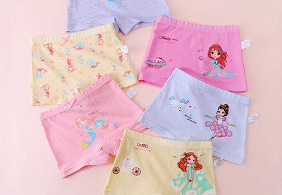 Bokserių ir kelnaičių mergaičių rinkinys po 6 vnt