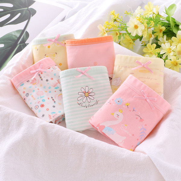 Bokserių ir kelnaičių mergaičių rinkinys po 6 vnt