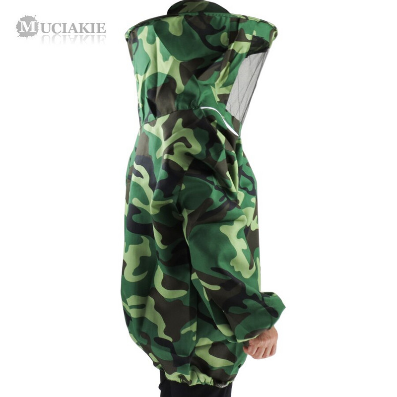 MUCIAKIE Tradičná maskálová včelárska bunda, ochranné oblečenie proti včelám, vetrané včelie obleky, univerzálne oblečenie pre mužov a ženy