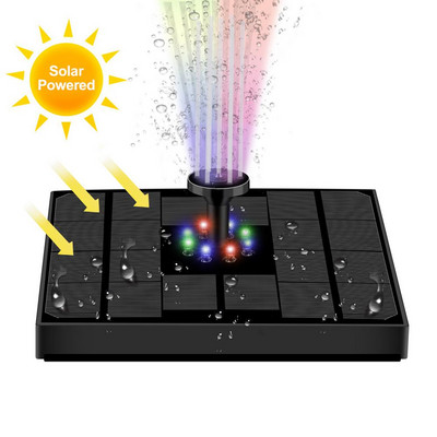 Najväčší výpredaj LED farebných svetelných fontán do bazéna 5 V/4W solárna fontána vodná fontána s čerpadlom plávajúce záhradné fontány
