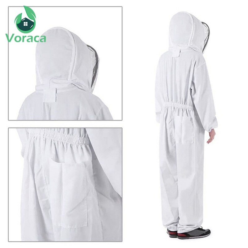 Celotelový protišmykový včelársky oblek, včelársky nástroj, siamský vesmírny oblek, ochranné oblečenie so včelami, unisex včelársky ochranný oblek