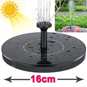 Saulės energijos vandens fontano siurblys Saulės Fontein paukščių fontanas Vandens plūduriuojantis fontanas Tvenkinys Sodas Patio dekoras Vejos apdaila 16cm