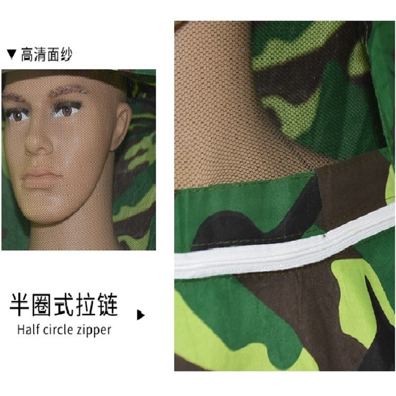 Bitininko drabužiai Bitininkystės apsauginiai kostiumai Veil Kaukė Kepurė Veisimo Drabužių Priedai Reikmenys