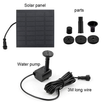 Solárna vodná fontána Záhradné jazierko Fontána Vodopád Vodné čerpadlo Solárna vonkajšia fontána Vánočná záhradná fontána Záhradná dekorácia