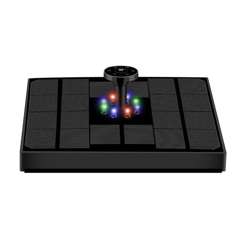 Koncosezónny výpredaj 5V/4W solárna fontána LED farebné svetlo fontána do bazéna vodná fontána čerpadlo plávajúce záhradné fontány