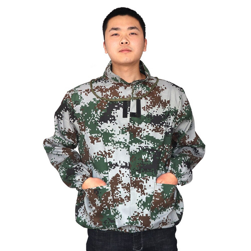 Ochranné oblečenie pre včelárov v maskovacích farbách, včelársky oblek, ochrana proti uhryznutiu, unisex, ochranné rukavice na včelárstvo