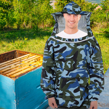 Професионален пчеларски костюм Пчеларски костюм Яке Пчеларски костюм Яке за професионални пчелари Престилка с
