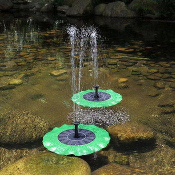 Birdbath Solar Powered Συντριβάνι Μίνι ηλιακό σιντριβάνι νερού πισίνα Pond Waterfall Fountain Garden Decor Υπαίθριο Μπάνιο πουλιών Πλωτό