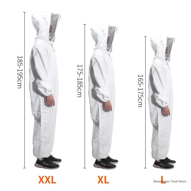 Apranga bitininkystei Bitininkystės įrankiai Medvilninis audinys Pastorinti drabužiai nuo bičių Siamo apsauginiai drabužiai Bičių drabužiai