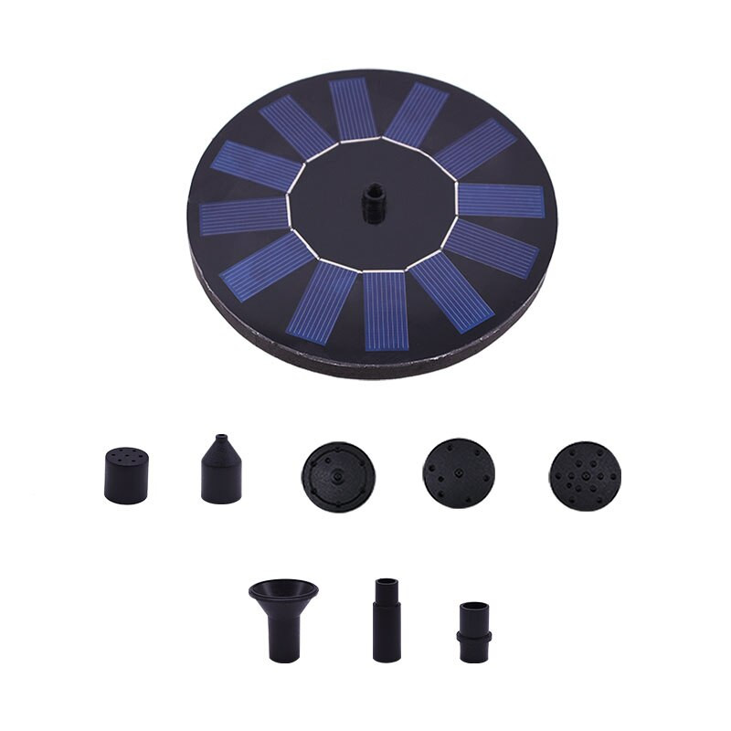 Solárne fontánové čerpadlo, ľahko zostaviteľné solárne fontánové čerpadlo pre vtáky, bazén, ryby, opaľovanie, akvárium, záhradný sprej, vodná dekorácia