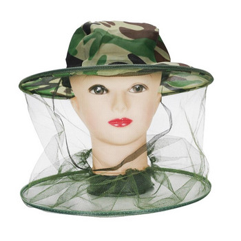 2X Beeeeper Antimosquito Bee Bug Insect Fly Mask Cap Шапка с мрежеста защита на лицето