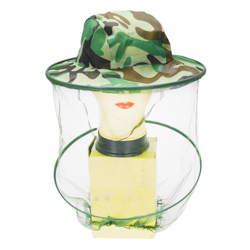 2X Apicultor Antițânțari Bee Bug Insecte Mască de mușcă Cap Pălărie cu plasă de protecție pentru față