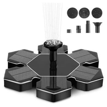 Hot Solar Fountain Pump Solar Powered Bird Bath Fountain Pump Kit ηλιακού πάνελ Αντλία νερού Υπαίθρια υποβρύχια αντλία ποτίσματος