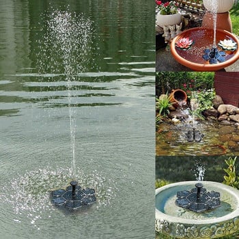 Hot Solar Fountain Pump Solar Powered Bird Bath Fountain Pump Kit ηλιακού πάνελ Αντλία νερού Υπαίθρια υποβρύχια αντλία ποτίσματος