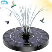 Solárne fontánové čerpadlo AISITIN 3,5 W solárne fontánové čerpadlo so 6 tryskami, solárne čerpadlo pre vtáčí kúpeľ, akvárium, jazierko