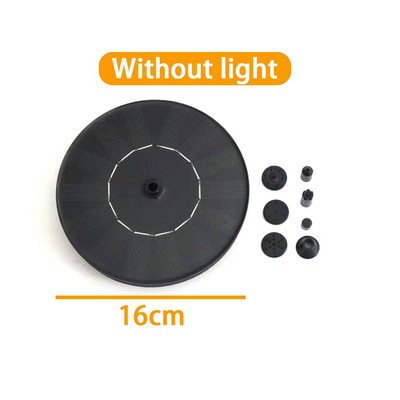 Fântână solară cu apă plutitoare, grădină, cascadă, cu lumină, piscină în aer liber, iaz, baie de păsări, decorare fântână cu energie solară