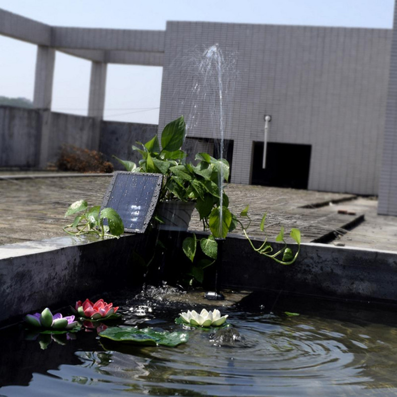 Súprava solárneho fontánového čerpadla 3W solárne vodné fontánové čerpadlo DIY vodný prvok vonkajšia fontána pre vtáčí kúpeľ jazierko záhrada