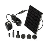 Päikeseenergia purskkaev bassein tiik juga purskkaev Aiakaunistus õues linnuvann päikeseenergial töötav purskkaevu veepump