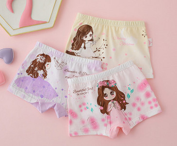 Vaikiški bokseriai su įvairių spalvų raštu