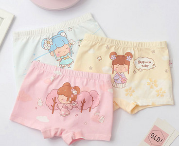 Vaikiški bokseriai su įvairių spalvų raštu