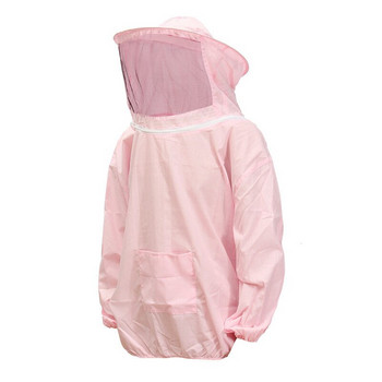 Αναπνεύσιμο μπουφάν μελισσοκομίας Smock προστατευτική στολή Ρούχα Bee Keeping Hat Sleeve Beekeeper Clothing Protector Equipment WJ905