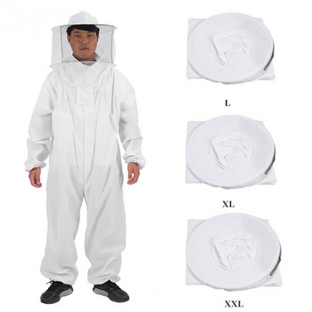 Пчеларски костюм Дишащ вентилиран пчеларски костюм с кръгъл професионален защитен костюм против пчели