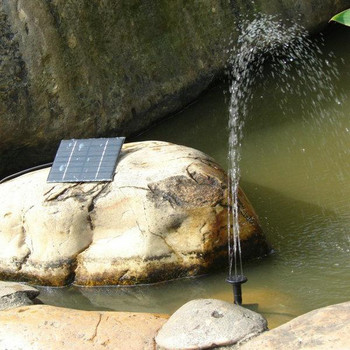 Νέα 7V εξοικονόμησης ενέργειας υποβρύχια αντλία ηλιακού σιντριβάνι Κήπος ηλιακή αντλία νερού Landscape πισίνα Σιντριβάνι κήπου