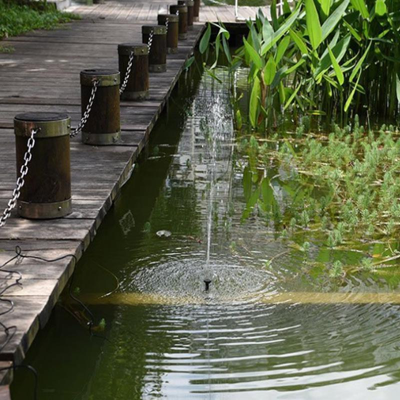 Nové 7V energeticky úsporné ponorné solárne fontánové čerpadlo, záhradné solárne vodné čerpadlo, záhradná fontána, záhradný bazén