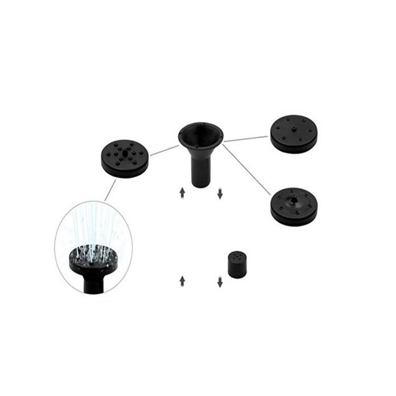 Saulės energija varomas fontanas sodas baseino tvenkinio dekoravimas saulės kolektorių plūduriuojantis fontanas vandens siurblys lauko paukščių vonios fontanas