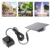 1,2 W solárne vodné čerpadlo, vonkajšia zavlažovacia ponorná fontána pre jazierko, bazén, akvárium, fontány, výtok, záhradu, terasu, nádvorie