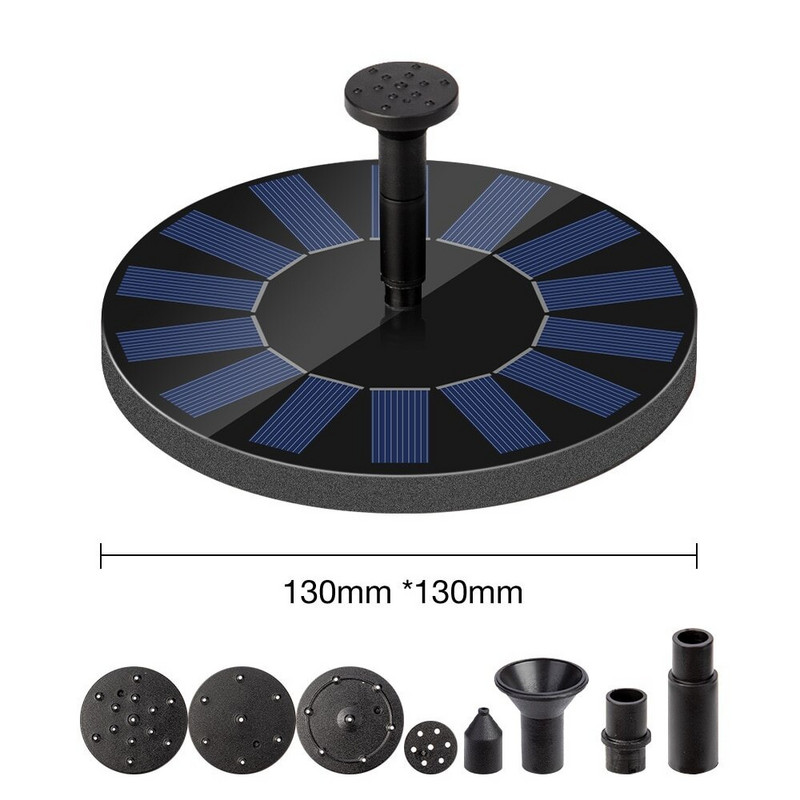 Saulės fontanas Lauke Saulės vandens fontanas Siurblys Fontanas Baseinas Saulės Šviesos Krioklys Sodo dekoravimo fontanas