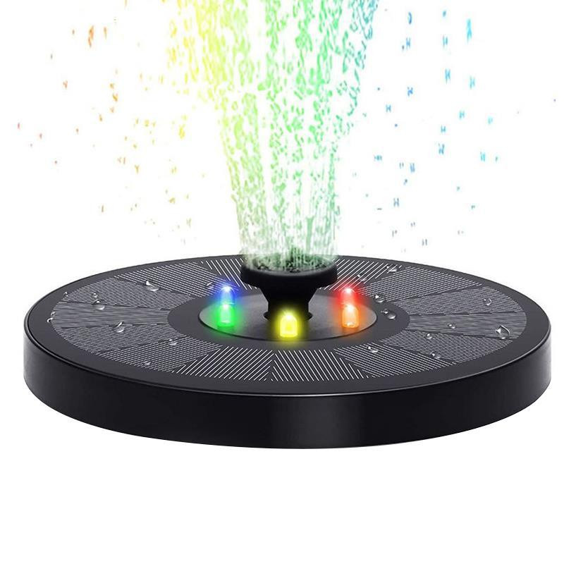 LED lemputė saulės vandens siurblys saulės fontanas sodo apdaila lauko tvenkinio fontanas dekoratyvinis vandens fontanas sodas 1,5 W 1200 mAh
