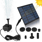 Plávajúca solárna fontána Vodopád Fontána Bazén Jazierko Vtáčia vanička Solárny panel Fontána Vodné čerpadlo Lotus Záhradná dekorácia