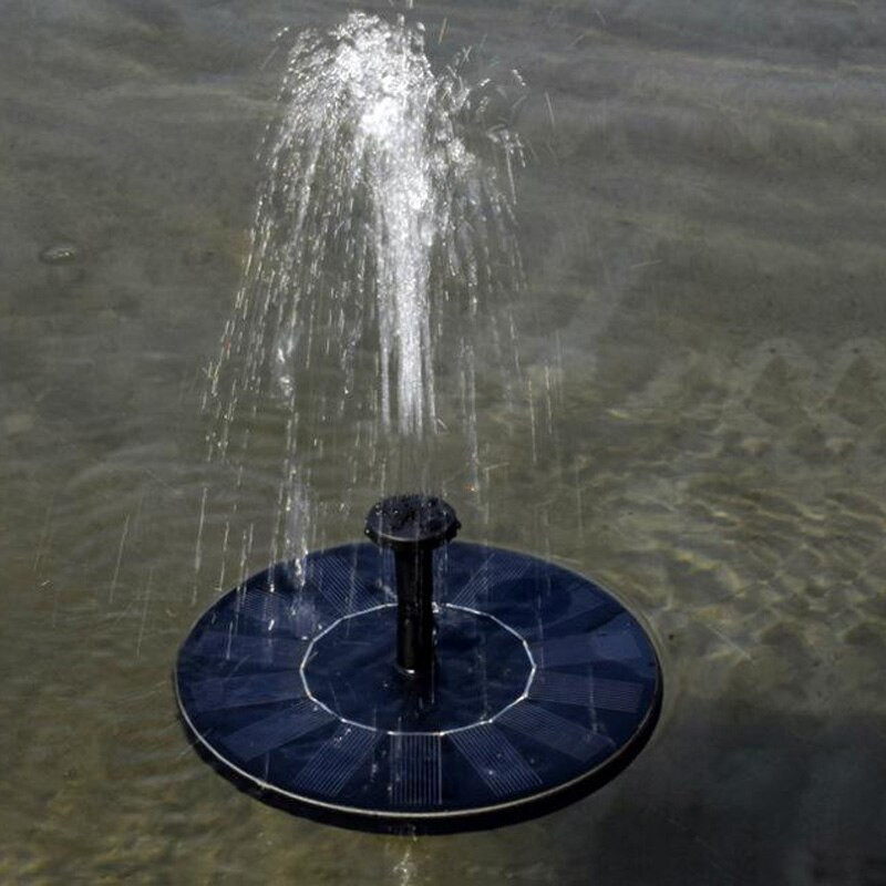 Veľká 16 cm solárna fontána, vonkajšia solárna vodná fontána, záhradný bazén, jazierko, solárny panel, záhradná dekorácia, vodné čerpadlo