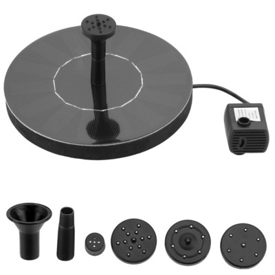 Mini plaukiojantis saulės fontanas Sodo apdaila lauko sodas baseinas tvenkinys terasa paukščių vonia krioklys fontanas siurblys vandens siurblys