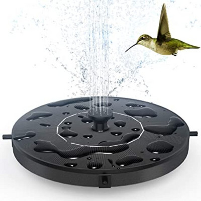 Solar Bird fürdő szökőkút Dupla szűrős úszó szökőkút Kerti vízszivattyú akváriumhoz/tóhoz/medencéhez/akváriumhoz/hátsó udvari dekorációhoz