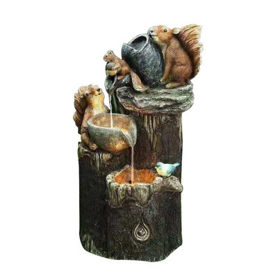 Sodo statulos Ančiukas Voverės Vandens fontanas Dervos papuošalai patalpose Lauko sodai Medžiai Gėlės Gėlių lovos Kiemo dekoras