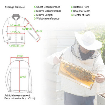 Benefitbee Пчеларски инструменти Дрехи Apicultura Пчелен костюм за пчелар Защитни пчеларски униформи Костюм