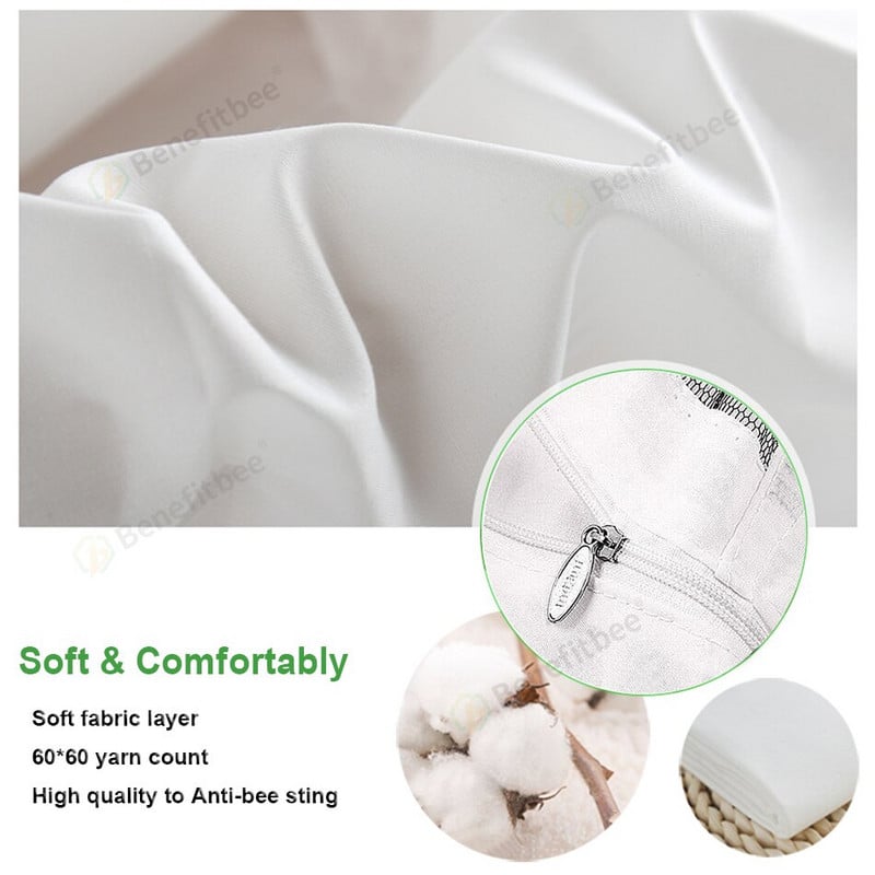 Benefitbee Bitininkystės įrankiai Apicultura Drabužiai Bičių kostiumas bitininkui Apsauginis bitininkystės uniformos kostiumas